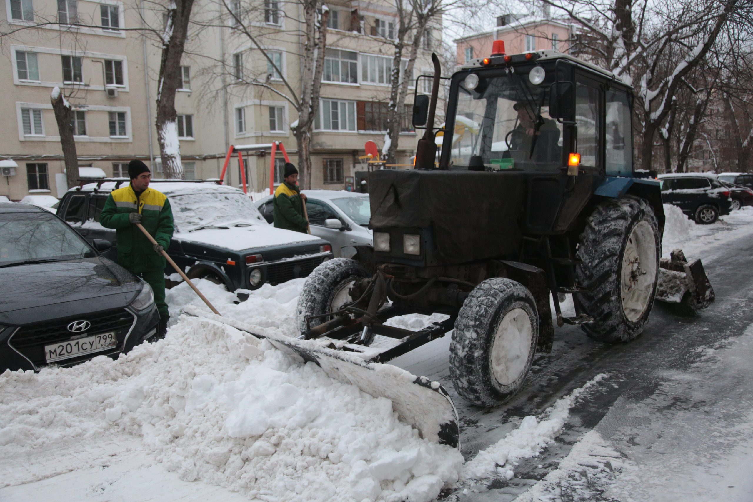 В районе Люблино коммунальные службы убирали снег лучше всех в ЮВАО с  начала года | 16.01.2023 | Москва - БезФормата